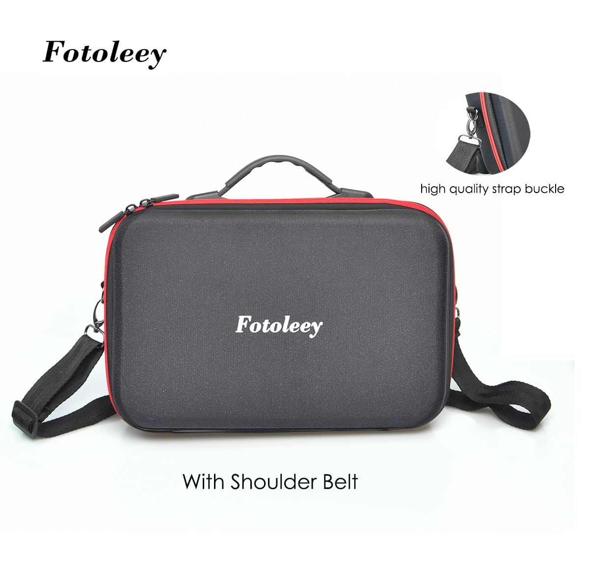 Fotoleey Hard Case for Insta360 X4 with Shoulder Strap Hard Shell