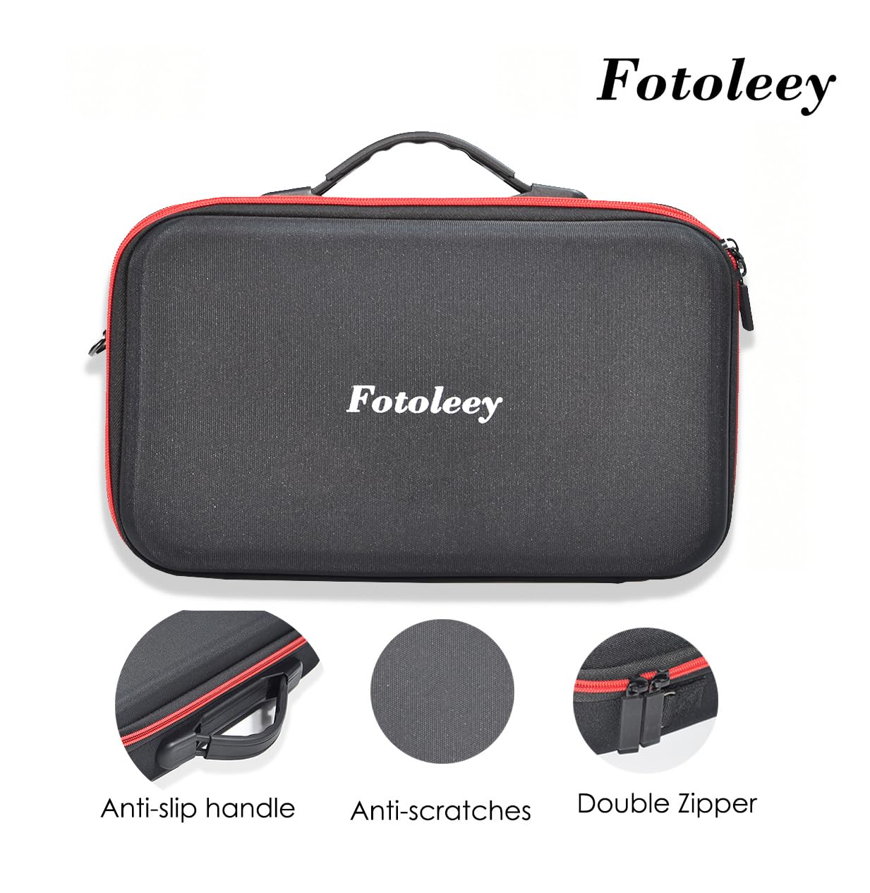 Fotoleey Hard Case for Insta360 X4 with Shoulder Strap Hard Shell