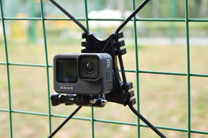 Action Camera Chain Link Fence Mount for GoPro Hero 13, Hero 12, Hero 11, Hero 10, Hero 9, Hero 8, Cell Phone Dog Fence, Apply for Baseball, Softball Games