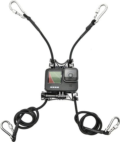 Action Camera Chain Link Fence Mount for GoPro Hero 13, Hero 12, Hero 11, Hero 10, Hero 9, Hero 8, Cell Phone Dog Fence, Apply for Baseball, Softball Games