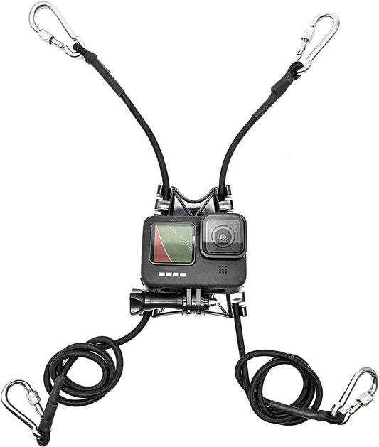 Action Camera Chain Link Fence Mount for GoPro Hero 13, Hero 12, Hero 11, Hero 10, Hero 9, Hero 8, Cell Phone Dog Fence, Apply for Baseball, Softball Games