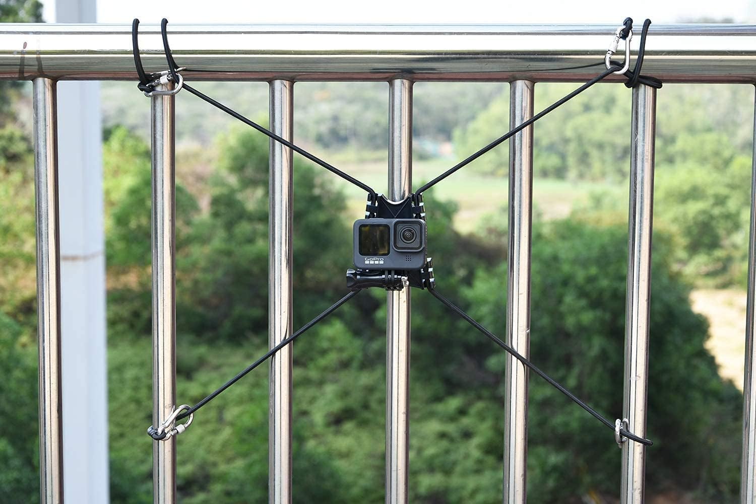 Action Camera Chain Link Fence Mount for GoPro Hero 13, Hero 12, Hero 11, Hero 10, Hero 9, Hero 8, Cell Phone Dog Fence, Apply for Baseball, Softball Games