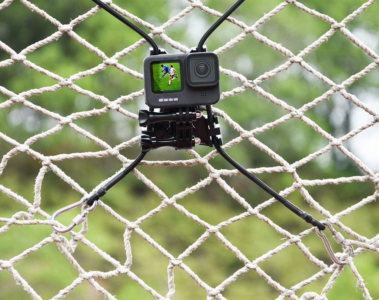 Action Camera Chain Link Fence Mount for GoPro Hero 13, Hero 12, Hero 11, Hero 10, Hero 9, Hero 8, Cell Phone Dog Fence, Apply for Baseball, Softball Games