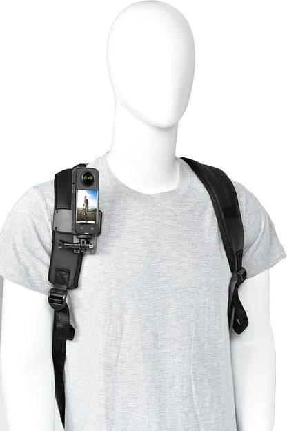 Accessory Kit for Insta360 X5/X4/X3/Ace Pro/Go3S - Chest, Backpack & Head Strap Mount Bundle Compatible with GoPro Hero 13-10