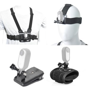 Fotoleey Accessory Kit for Insta360 Go Ultra/Go 3s, Body Camera Chest Mount Head Strap/Hand for Action Camera Fotoleey Accessory Kit for Insta360 Go Ultra/Go 3s, Body Camera Chest Mount Head Strap/Hand for Action Camera